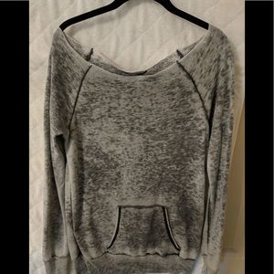 Gray sweatshirt